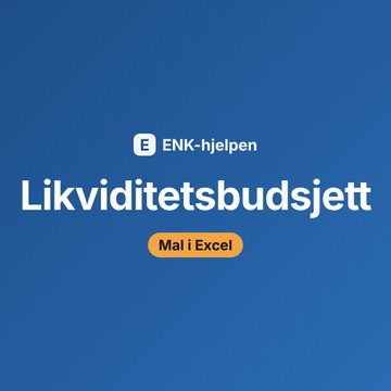 Likviditetsbudsjett