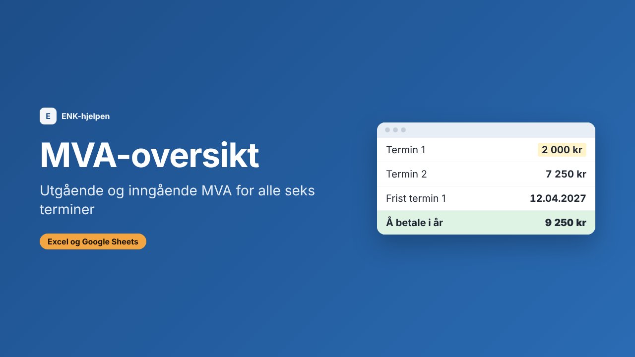 MVA-oversikt
